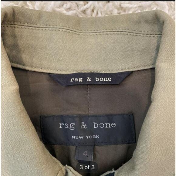 (4) $395 Rag & Bone M65 Field Jacket in Green Moss - Picture 6 of 6